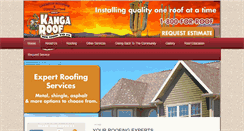 Desktop Screenshot of lakesidekangaroof.com